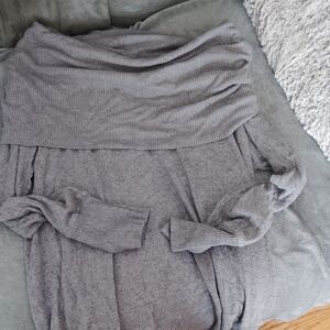 Gray Long Sleeve Women's Top